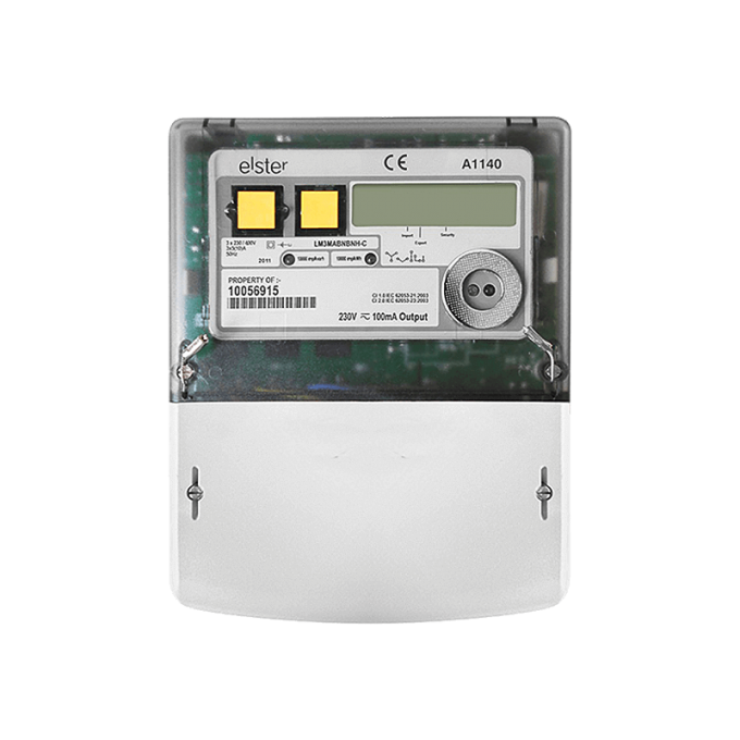 АЛЬФА A1140-05-RAL-SW-4П счетчик электрической энергии трехфазный многотарифный Эльстер Метроника для помещений ELSTER A1140-05-RAL-SW-4P