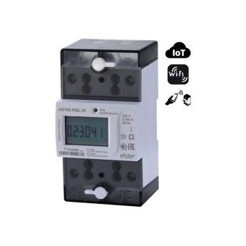 АЛЬФА AS100СК-RML-W счетчик электрической энергии однофазный многотарифный Эльстер Метроника 0.5 Для помещений ELSTER AS100CK-RML-W